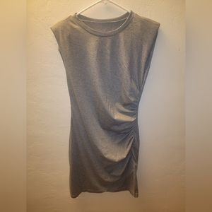 L Casual gray dress